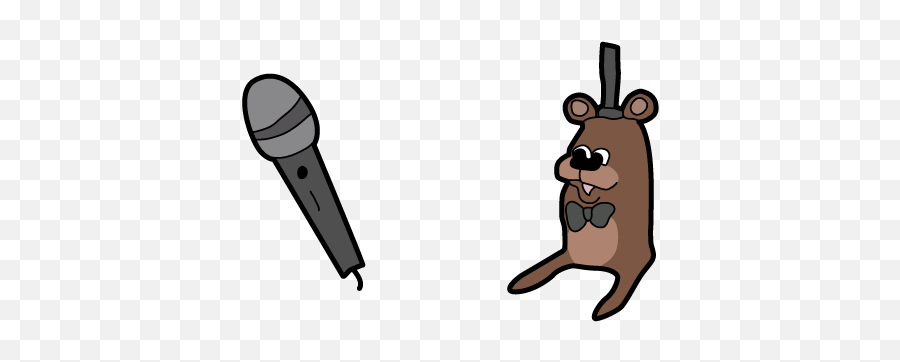 Feddy And Microphone Meme Cursor U2013 Custom Cursor Browser - Meme Cursor Emoji,Emoji Five Nights Survival