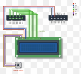 16x2 Character Lcd Interfacing Using - Lcd Interfacing With Lpc1768 Emoji,Display Lcd Emoji