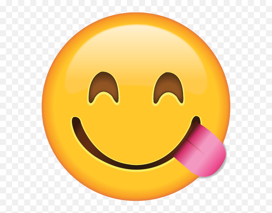 Download Hungry Face Emoji - Face Savoring Food Emoji,Eating Emoji