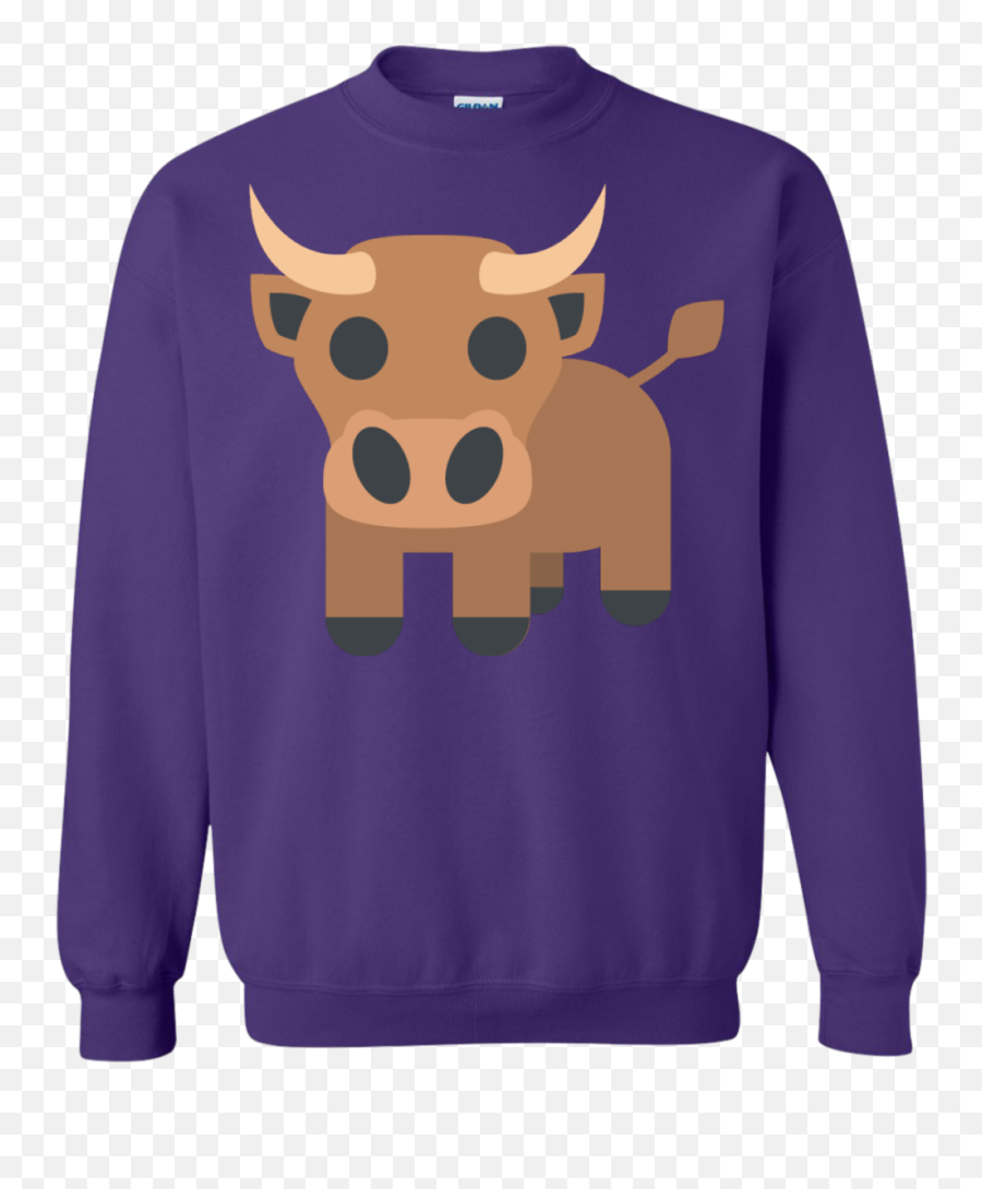 Bull Emoji Sweatshirt - My Office Ugly Sweater,Bull Emoji
