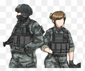 Soldier Military Sticker - Military Anime Boy Emoji,Emojis Remove Soldier