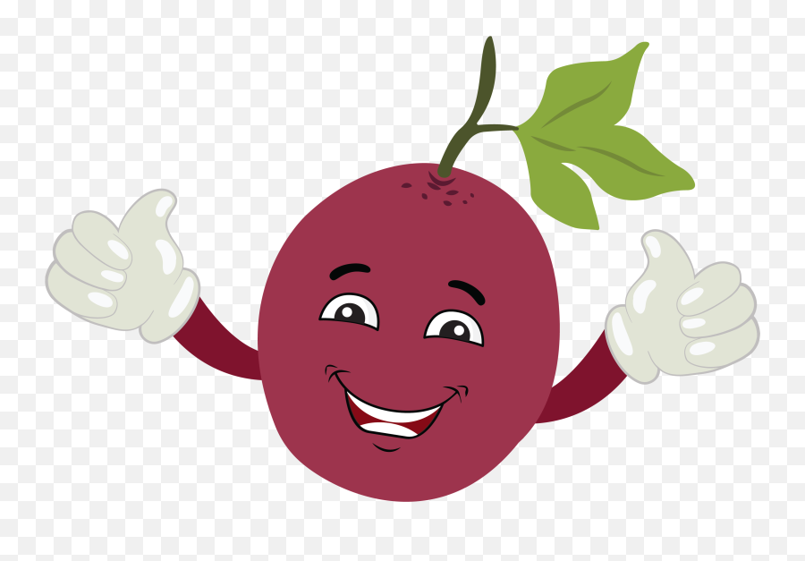 Kawaii Fruits Passion Cute Design - Happy Emoji,Fruity Emoticon