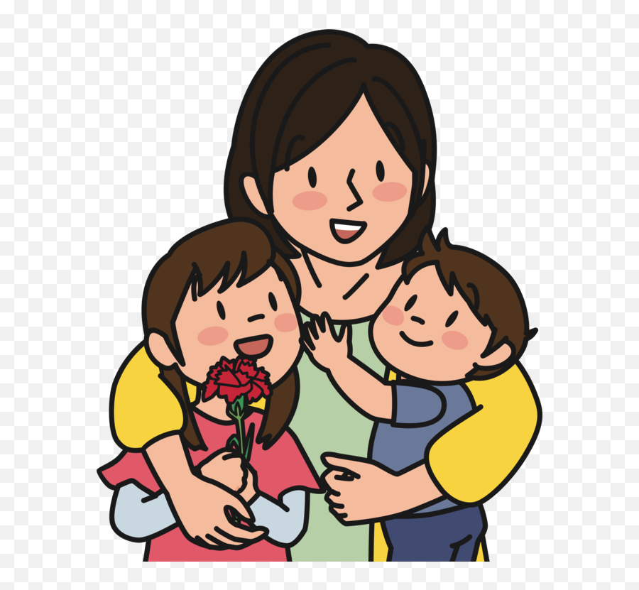 Emotion Love Human Png Clipart - Mother And Children Clipart Emoji,Emotion Love Family