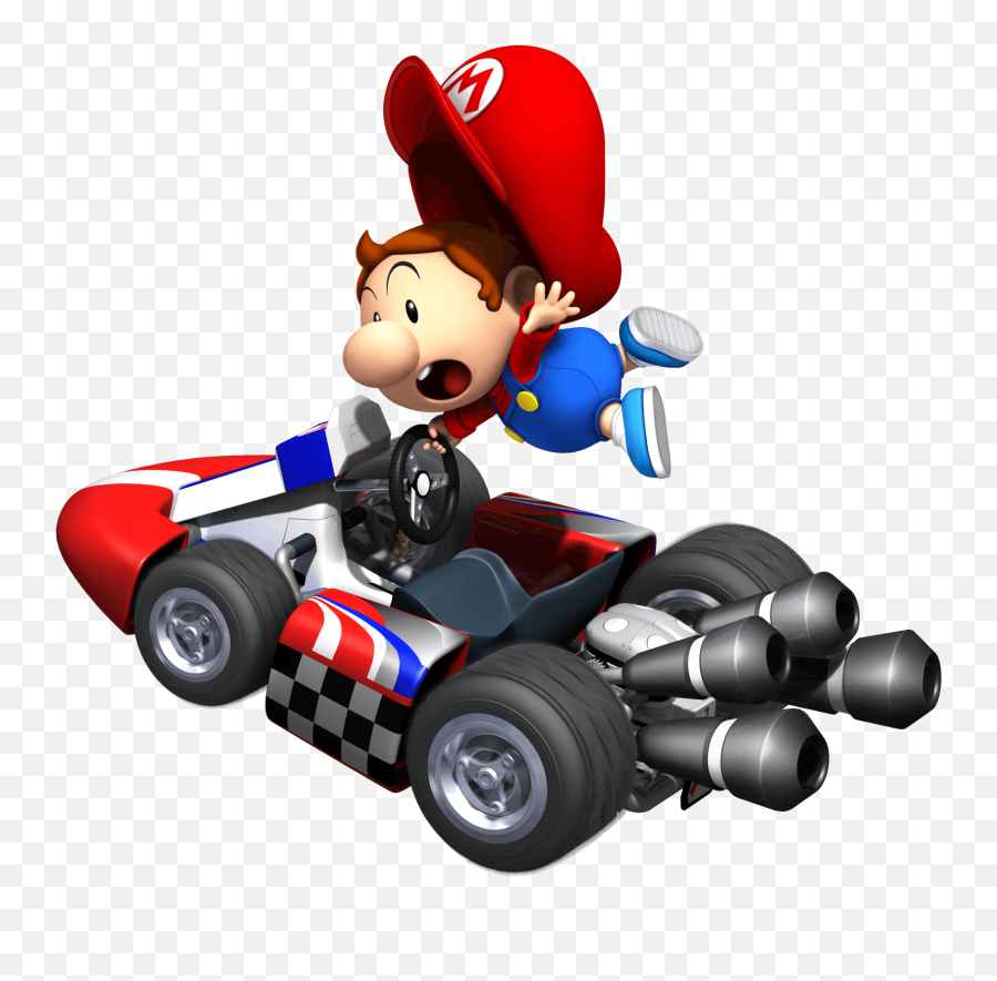 Mario Kart Artwork Including A - Mario Kart Baby Mario Emoji,Mario Kart Squid Emoticon