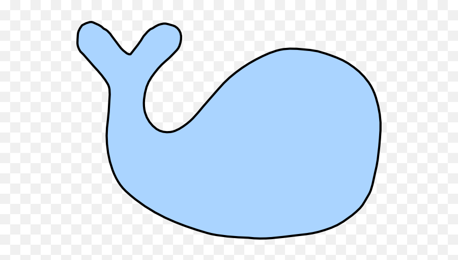 Blue Whale Outline Clip Art At Vector Clip Art Png - Clipartix Outline Blue Whale Template Emoji,Cute Emoji Outlines