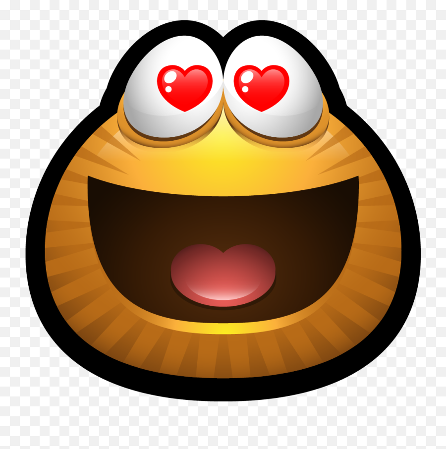 Happy Crush Emoticon Love Avatar In Love Monster Icon - Poker Face Smiley Emoji,Monster Emoji
