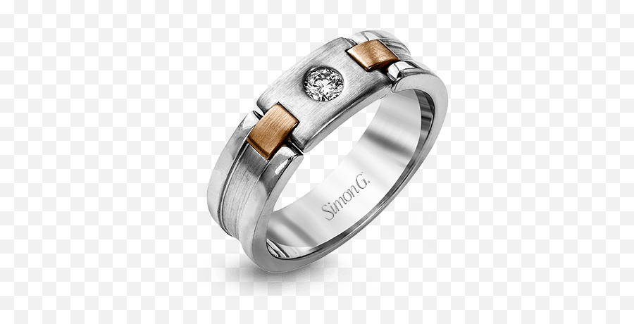 Rose Gold Mens Wedding Band - Wedding Ring Emoji,Bands With Emotion 2016