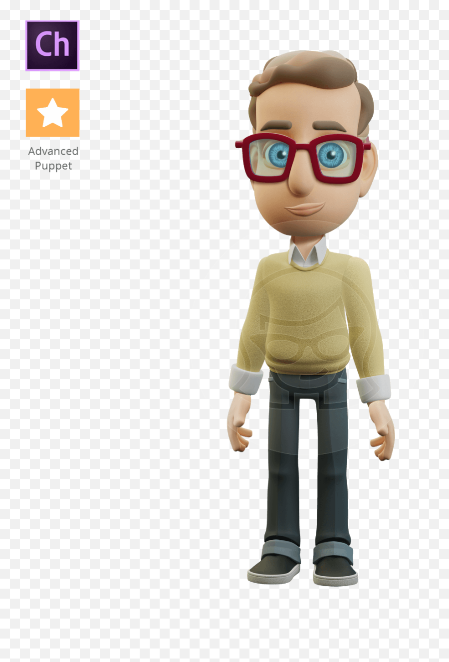 Smart 3d Boy Character Animator Puppet Emoji,Animating Emotion In Poser Characters