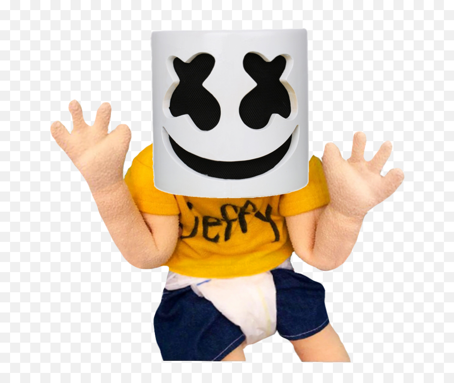 Sml Marshmello Sticker - Happy Emoji,Marshmello Emoji