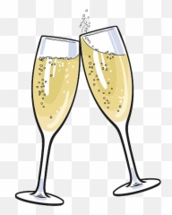 Champagne Bubbly Glass Party Sticker By Fly Wall - Champagne Glass Emoji,Champagne Glass Emoji
