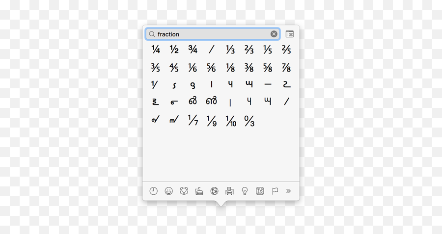 Real Fractions - Type Fractions On Mac Emoji,Typing Emoji