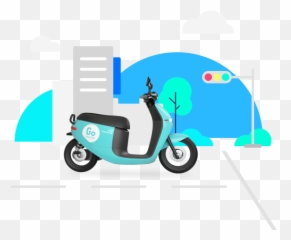 Goshare - Gogoro Emoji,Emoticon Moped
