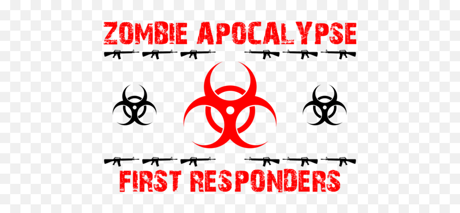 Zombie Apocalypse First Responders Shirt Emoji,Zombie Emoji Text