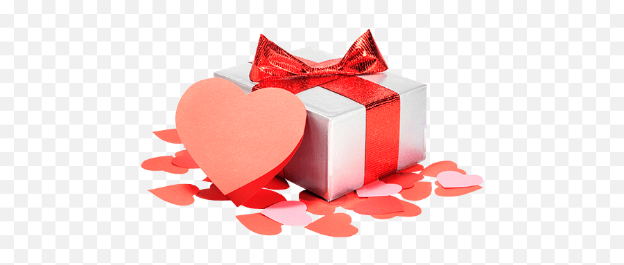 Gift Present Heart Hearts Red Love - Gift Giving Emoji,Gift Heart Emoji