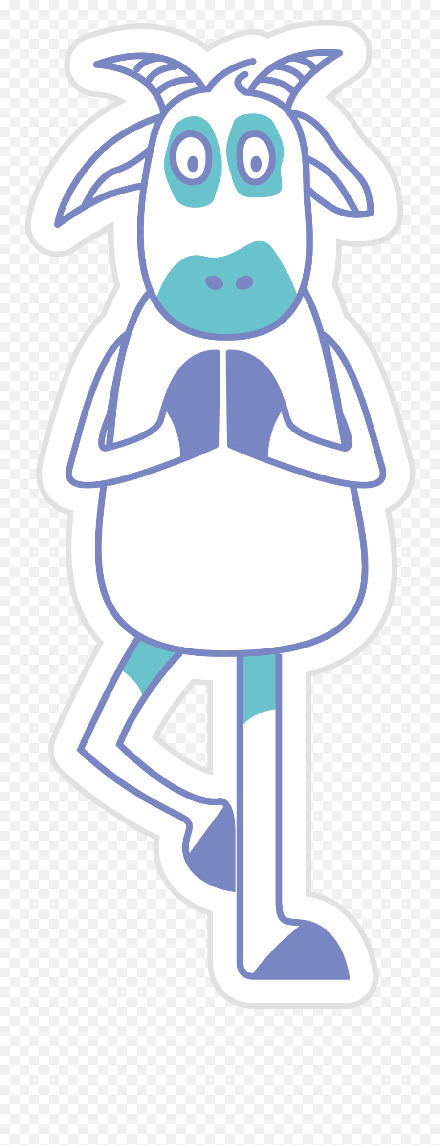 Goat Yoga - Goat Yoga Png Emoji,Goat Tea Emoji