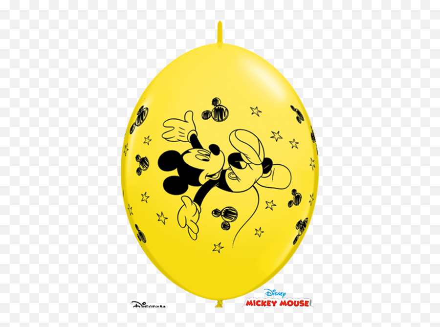 10 X 12 Disney Mickey Mouse Assorted Quick Link Qualatex - Happy Emoji,Mickey Mouse Emoji Text