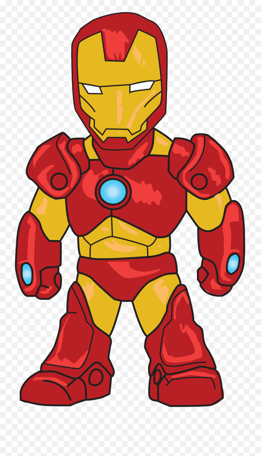 Cartoon Iron Man Clip Art Png - Ironman Clipart Emoji,Ironman Emoji