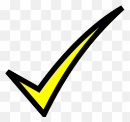 Check Mark Logos - Yellow Check Mark Clip Art Emoji,Tick Mark Emoji