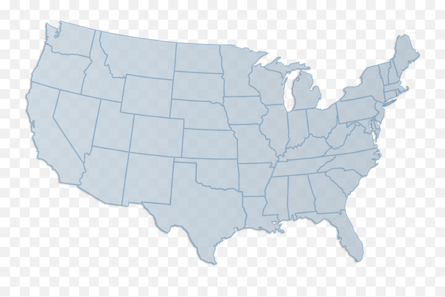 United States Map Png 1 - Usa Map Png Emoji,Map Emoji Png