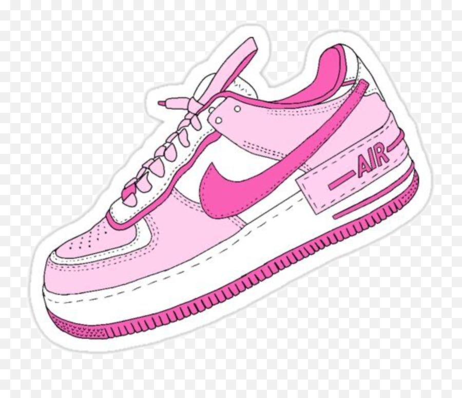 Discover Trending Footwear Stickers Picsart - Pink Nike Logo Stickers Emoji,Vlado Footwear Emoji Shoes