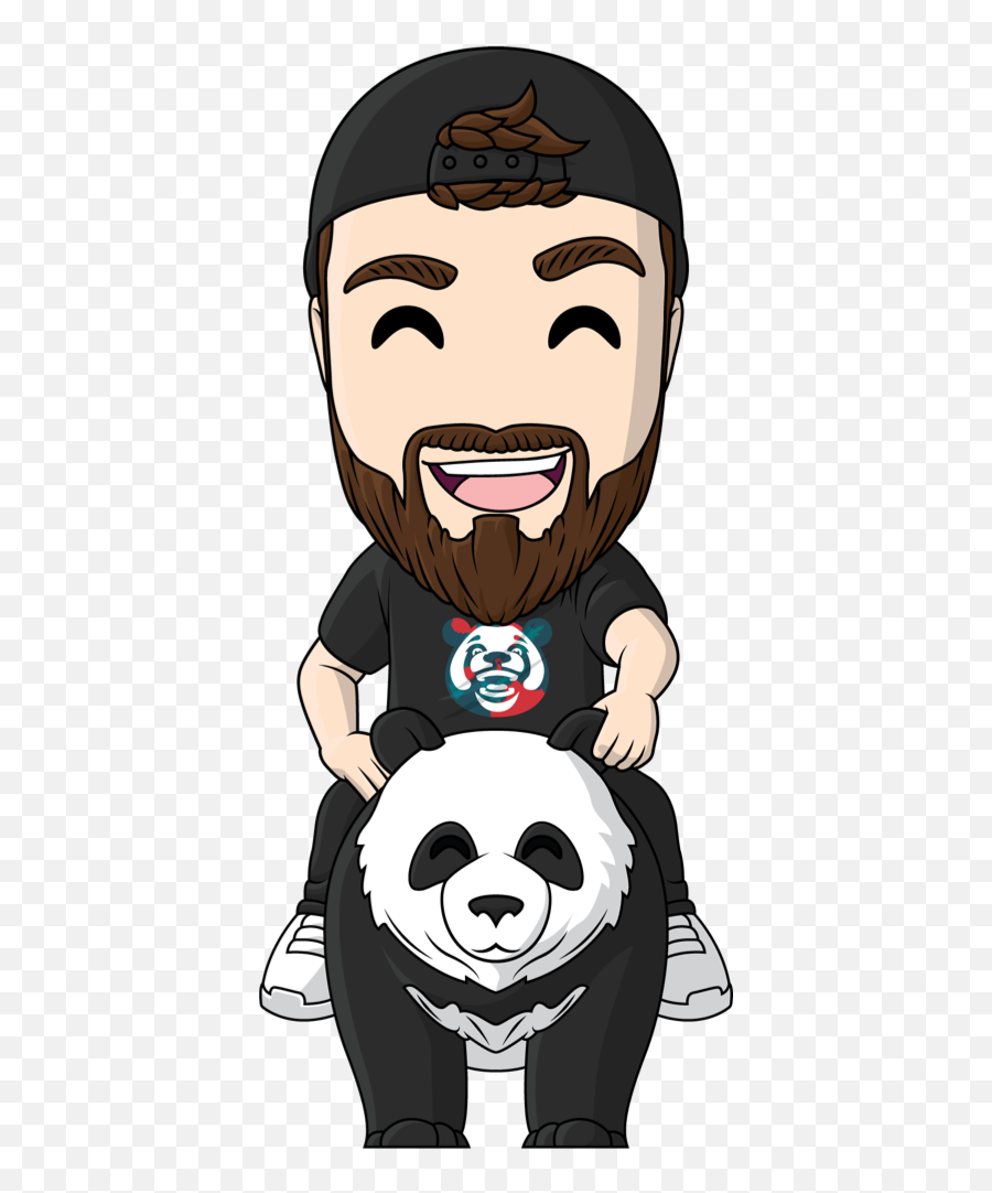 Bigjiggypanda - Big Jiggly Panda Character Emoji,Jacksfilms Emoji