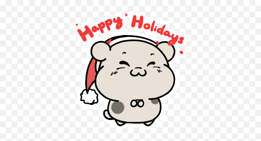 Celebrate Merry Christmas Sticker By - Cute Christmas Gif Stickers Emoji,Tsundere Emoticons