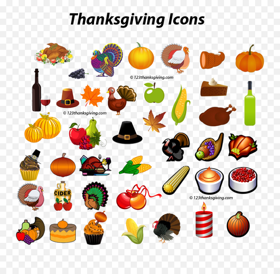 Thanksgiving Icon Png 20195 - Free Icons Library Transparent Thanksgiving Food Clipart Emoji,Thanksgiving Emoji