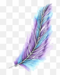 Emotions Tumblr Plumas Sticker - Watercolour Feather Tattoo Designs Emoji,Emotions Tumblt
