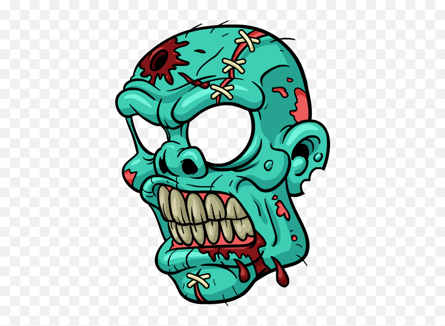 Zombie Stickers By Cartoon Smart - Cartoon Zombie Tattoo Designs Emoji,Zombie Emoticon Set