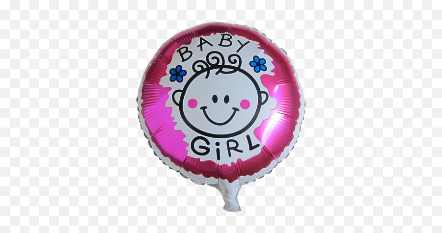 Round Baby Shower Mylar Balloon A - Its A Boy Its A Girl Foil Balloon Emoji,Emoticons Mini Foil Balloons