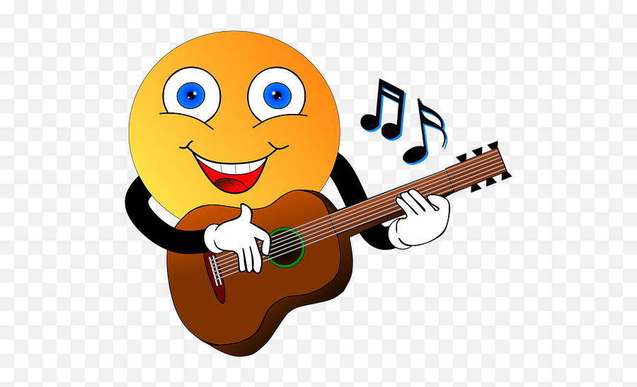 Free Guitarist Guitar Illustrations - Guitar Emoji,Emoticon Guitar Player