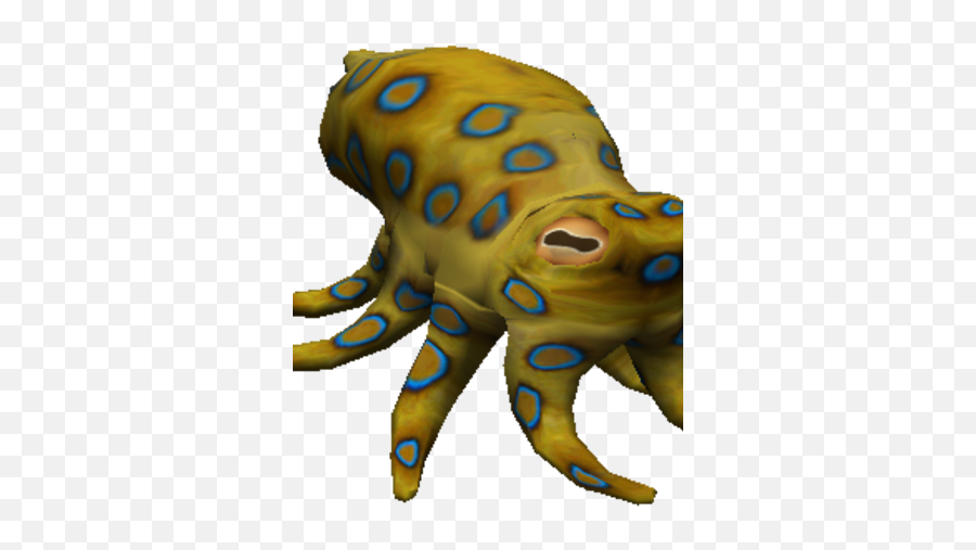 Blue Ringed Octopus - Common Octopus Emoji,Octopus Capable Of Emotion