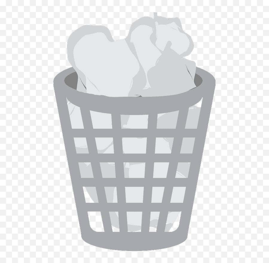 Wastebasket Emoji Clipart - Use Dustbin Icon Vector,Dumpster Emoji