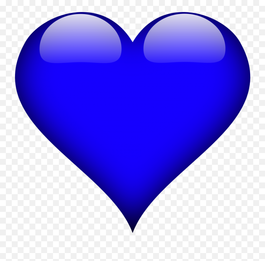 Blue 3d Png Heart Clipart - Full Size Clipart 2266627 Girly Emoji,Blue Hearts Emoji