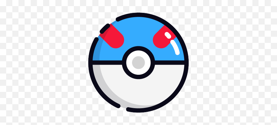 Poke Ball Illustrations - Great Ball Pokeboll Emoji,Emoji Pokemon Set