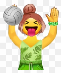 Volleyball Sticker - For Basketball Emoji,Volleyball Emojis