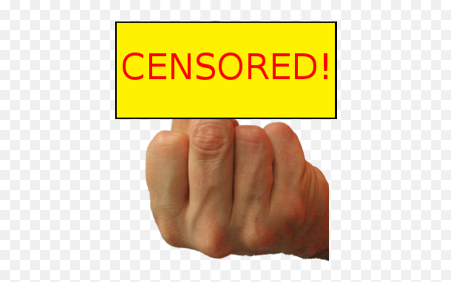Flip Off Lite - Censored Middle Finger Emoji,Flip Off Emoji