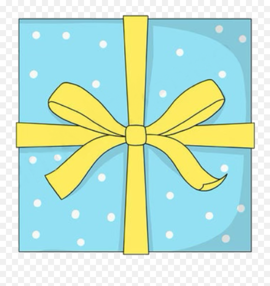 Present Gift Flatlay Sticker - Bow Emoji,Emoji Gift Wrap