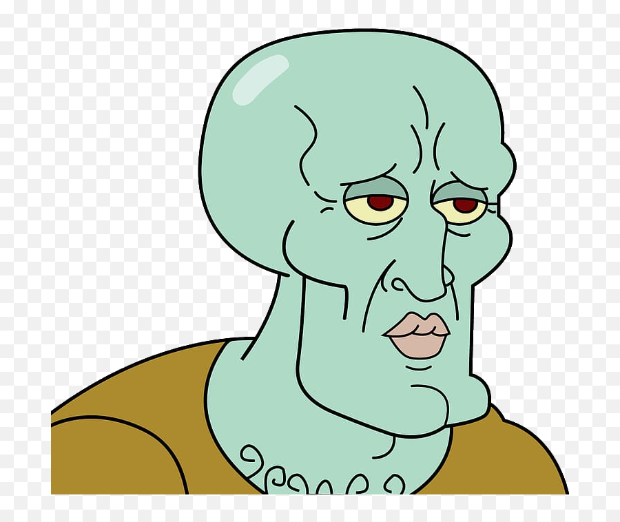 Handsome Squidward - Album On Imgur Handsome Squidward Emoji,Squidward Text Emoticon