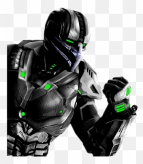 Cyborg Smoke Mortal Sticker By Z3po Emoji,Mortal.combat Emojis