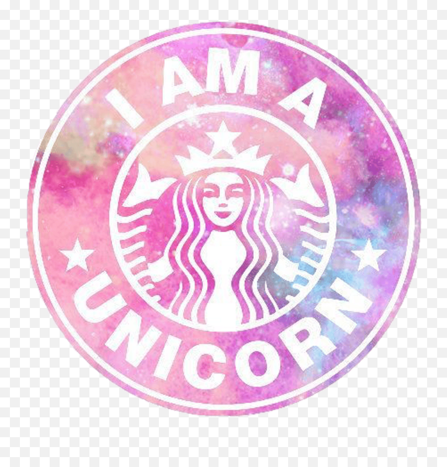 Rose Gold Unicorn Starbucks Wallpaper - Starbucks Logo Emoji,Emoji Starbucks Wallpaper Tumblr