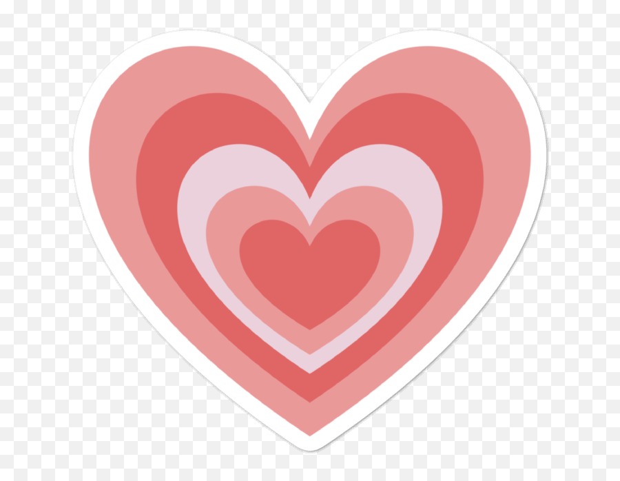 Powerpuff Heart Sticker Sold By Wet Princess On Storenvy Emoji,Wet Emoji