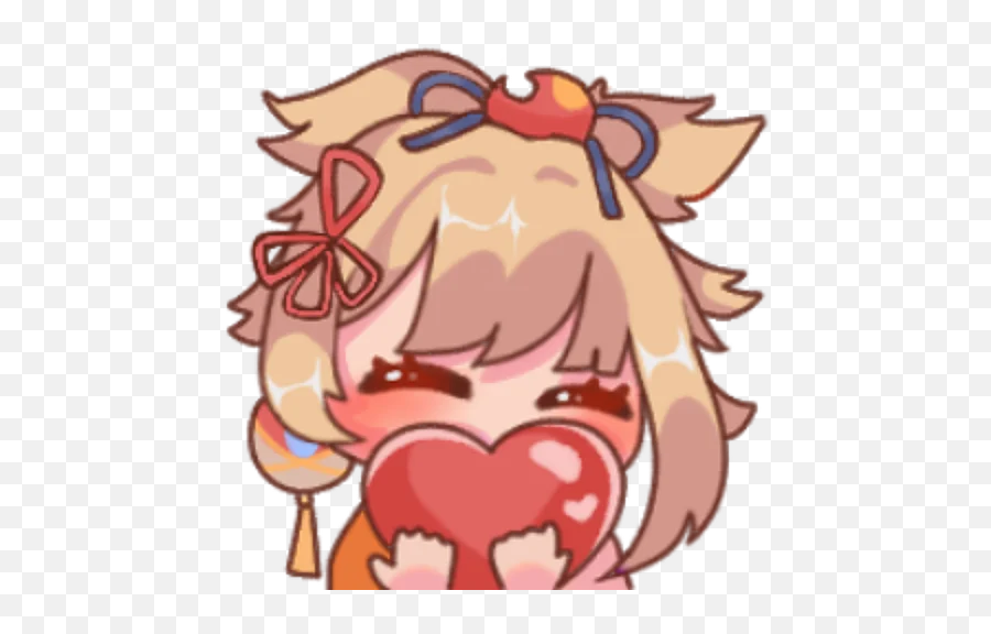 Telegram Sticker From Yoimiya Is My Wife Pack Emoji,Firework Emoji Discord