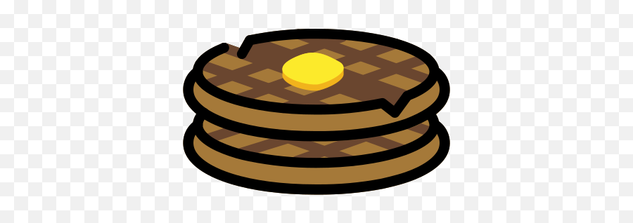 Waffle Emoji,Blue Emoji Eating Png