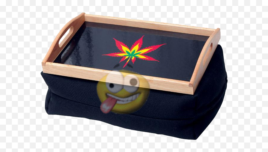 Dienbladkussen Rasta - Happy Emoji,Rasta Emoticon