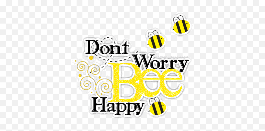 Forces Self To Be Happy I Refuse This - Dont Worry Bee Happy Gif Emoji,Dont Worry Emoji