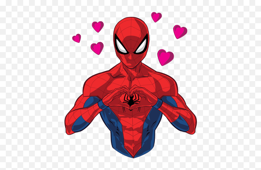 Vk Sticker - Spiderman Stickers Whatsapp Emoji,Spiderman Emojis