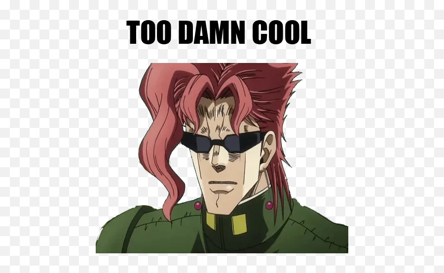 Jojou0027s Bizarre Adventureu201d Stickers Set For Telegram - Kakyoin Wholesome Meme Emoji,Jojo's Bizarre Adventure Emoji