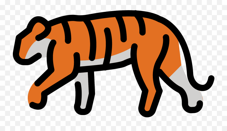 Tiger - Scalable Vector Graphics Emoji,Tiger Emoji