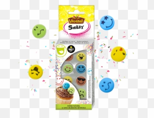 Déco En Sucre Smiley - Jouet Dessert Vahiné Emoji,Gateau Emoji